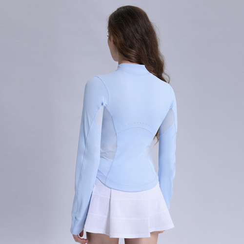 Lightewight防曬衣女夏季修身短款皮膚衣抗紫外線瑜伽服女UPF50+