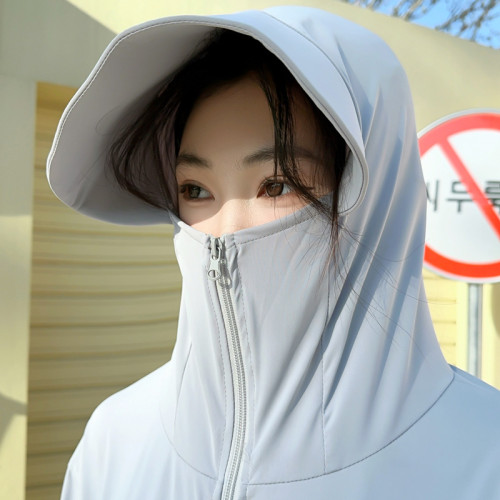 防曬衣女款新款加大碼防紫外線長款全身防曬服冰絲透氣防曬外套薄