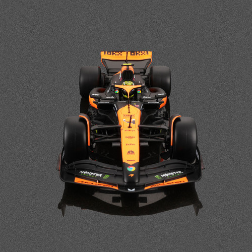 比美高1:24F1賽車2024邁阿密MCL38邁凱倫仿真合金汽車模型玩具車