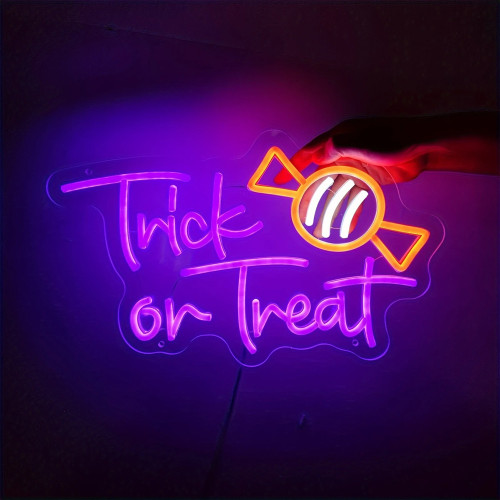 5v usb供電萬聖節霓虹燈南瓜幽霛裝飾燈happy halloween氛圍燈