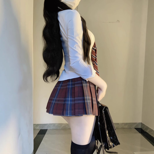制服jK制服津川格裙套裝