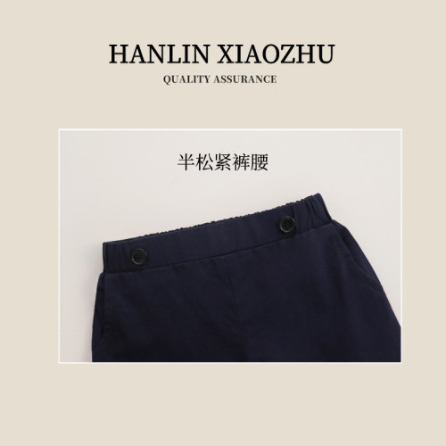 童裝 夏季男童短袖背帶褲套裝棉質白襯衫生日表演服兒童韓版衣服