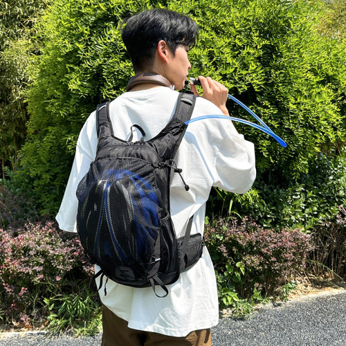 戶外運動徒步登山包超輕減負後背包大容量輕便簡約騎行雙肩包