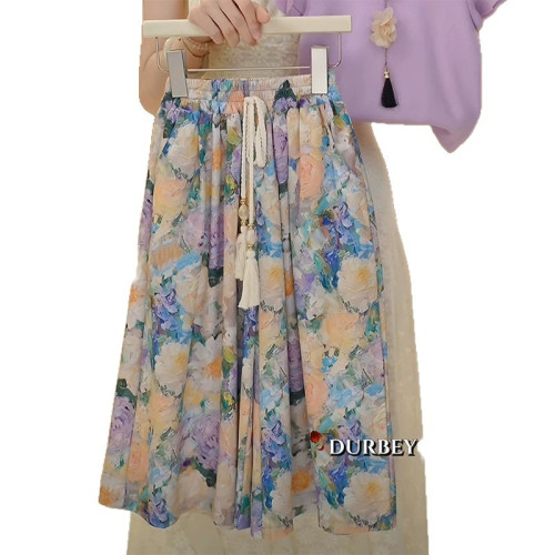女童套裝輕奢高級感夏季韓系穿搭2025新款兒童夏裝衣服裝女孩潮流