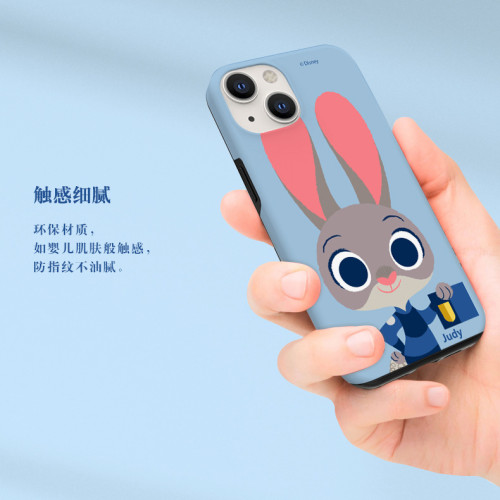 瘋狂動物城適用iphone16手機殼卡通14promax蘋果防摔雙層15保護套