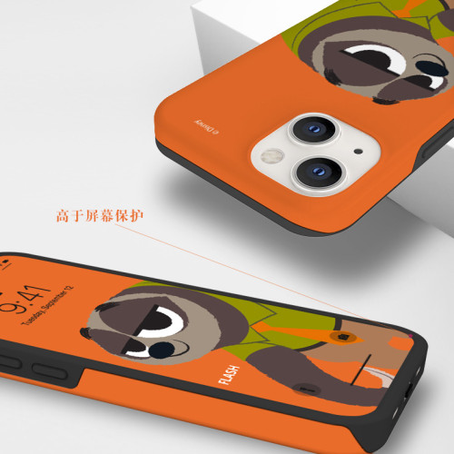 瘋狂動物城適用iphone16手機殼卡通14promax蘋果防摔雙層15保護套