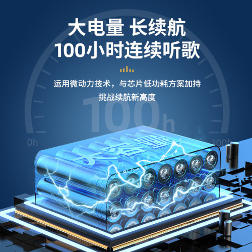 Y12P無線藍牙耳機頸掛脖式可插卡超長待機續航降噪
