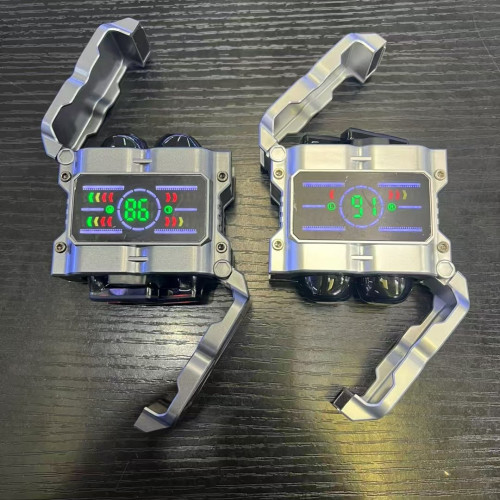 新款M60藍牙耳機情侶款四顆兩對觸控數顯無線運動防水TWS5.3