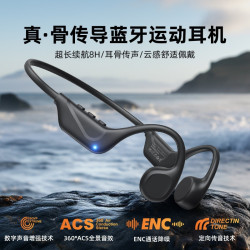 S1骨傳導藍牙耳機超長續航IPX5防水遊泳騎行跑步運動耳機