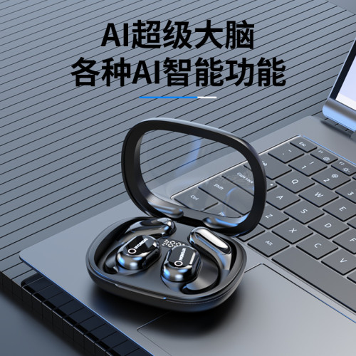 現代爆款HY-Y16AI智能翻譯無線藍牙降噪耳機不入耳兩對二合一