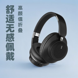 新品推薦高顔值折曡頭戴式藍牙耳機運動通話旋轉無線耳麥