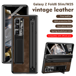 適用三星fold7手機殼Zfold6折曡官方筆槽殼膜一體全包防摔保護殼