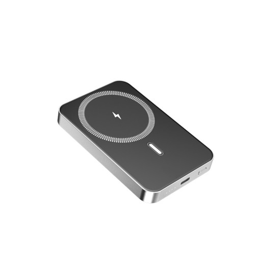金屬超薄磁吸充電寶無線快充小巧可攜式認証行動電源禮品