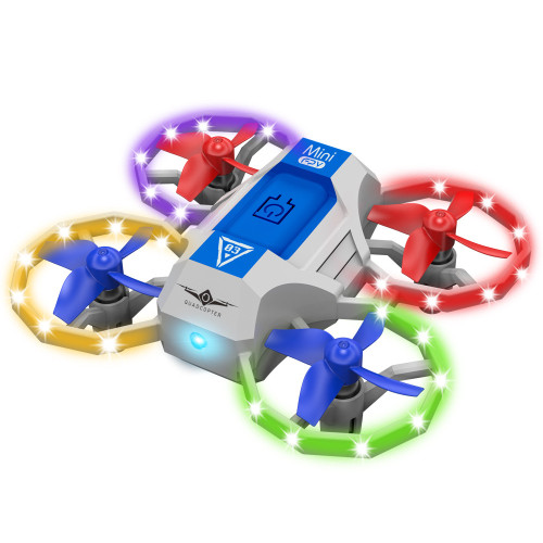 KF601聲控燈光迷你機初學者航道定高四軸無人機航模玩具遙控飛機