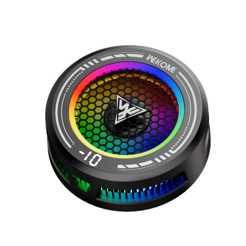 WEKOME智能AI溫控結冰散熱器手機平板通用帶跑馬燈數顯散熱器