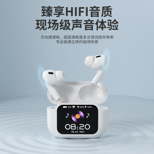 新款E11Pro帶AI翻譯藍牙耳機智能彩色螢幕長續航無線耳機ANC降噪A9pro
