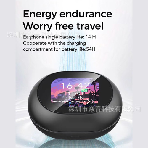 名創miniso智能ai翻譯耳機ms188高品質ows掛耳式無線藍牙耳機