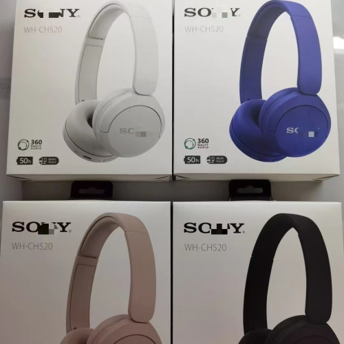 【自營】適用Sony/ WH-CH520 頭戴式無線藍牙耳機立體聲舒適佩戴