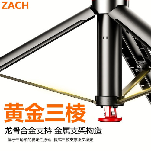 ZACH落地自動彈開三腳架1.77米自拍跳跳桿攝影影片鋁合金防抖支架