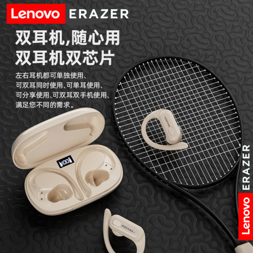 Lenovo聯想無線藍牙耳機XT60pro超長續航掛耳式異能者藍牙耳機
