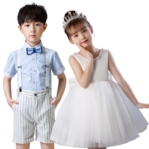 六一兒童合唱演出服中小學生幼兒園詩歌朗誦比賽女童舞蹈表演服裝