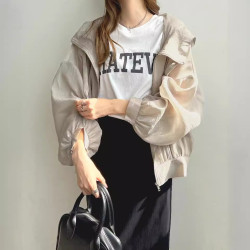 噹天髮，七色現貨時尚輕薄連帽防曬衣服女夏季防紫外線遮陽防曬衫