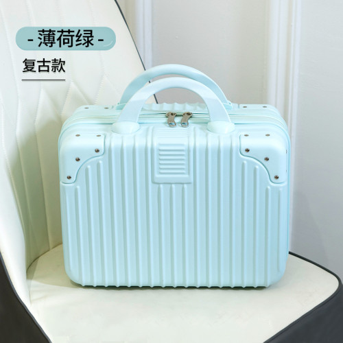 手提箱節日禮品箱化妝箱伴手禮化妝包收納箱小行李箱