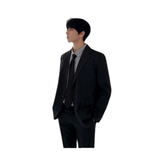 男士DK製服套裝夏季潮流小西裝外套西服港風痞帥職業休閒外套上衣
