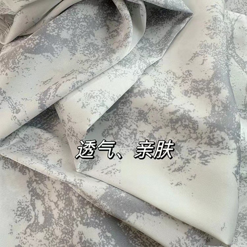 2023新款睡衣女夏季藝術水墨短袖三件套高級感輕奢居家服可外穿