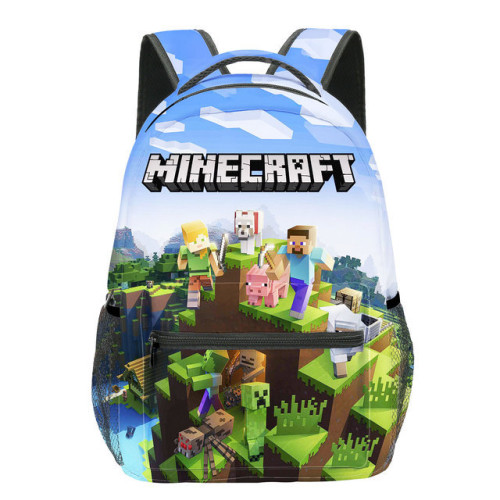Roblox學生書包羅布樂思印花雙肩包我的世界背包卡通動漫兒童背包