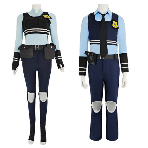 萬聖節服裝瘋狂動物城兔子警官judy硃迪cosplay漫展動漫演出服女