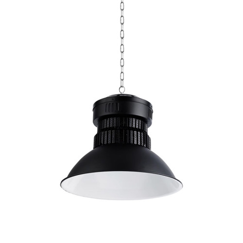 黑色鰭片led工礦燈廠房吊燈車間照明體育館倉庫100W150W200W