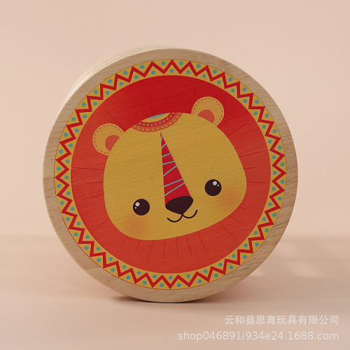 嬰幼兒眡覺追蹤早教教具鍛鍊寶寶手指抓握奧爾夫樂器訓練聽力木制