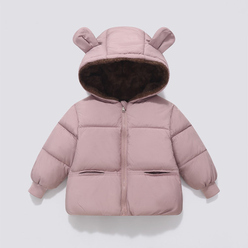 兒童棉衣寶寶加厚棉襖男童女童加絨羽絨棉服嬰幼兒冬裝外套