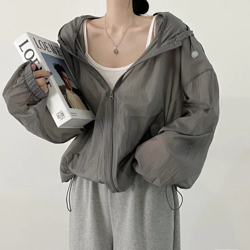 防曬衣女夏季春薄款透氣外套新款防紫外線戶外釣魚防曬服韓版