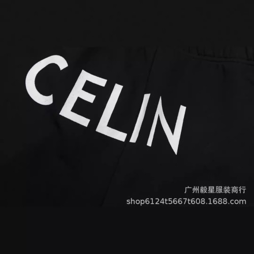 天花板C家23夏季新款前印英文字母印花 男女同款寬松休閒運動短褲