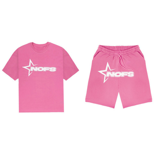 歐美復古字母印花短袖上衣嘻哈街頭裝男女休閒 T-shirt 