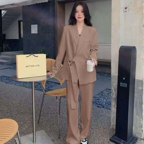 小西裝套裝2025新款時尚百搭小西裝套裝修身小仙女套裝小西服女