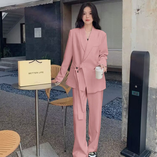 小西裝套裝2025新款時尚百搭小西裝套裝修身小仙女套裝小西服女