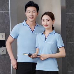移動工作服POLO衫男女同款短袖5G移動營業廳POLO衫工裝製服夏