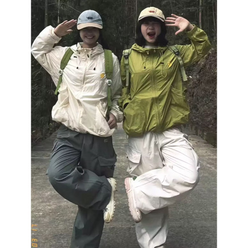 防曬衣外套女夏季新款防紫外線透氣戶外山系運動沖鋒衣輕薄防曬服
