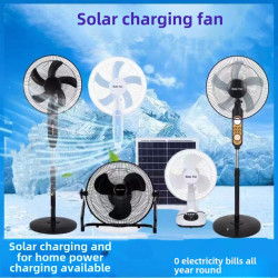 SolarFans工廠直銷多功能太陽能充電風扇照明遙控戶外儲能風扇