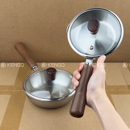 【出口德國】迷你煎鍋316不鏽鋼早餐煎雞蛋小號平底鍋家用潑油鍋