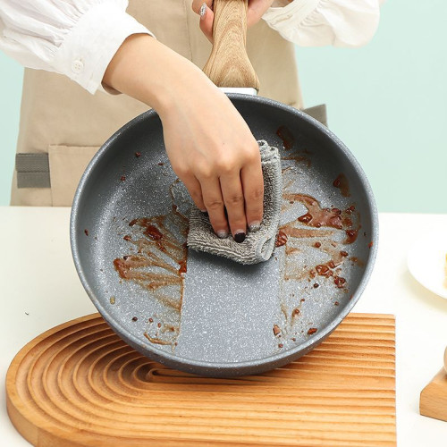 【嚴選】麥飯石紋平底鍋牛排煎鍋多功能烙餅家用不沾鍋爐灶通用