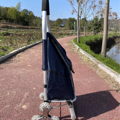 超輕鋁合金購物買菜小拉車推車 超市可攜式拉桿車 手拉車