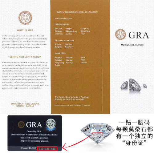 18k白金正品莫桑石戒指D色女1克拉倣真鑽戒婚戒經典六爪鉑金