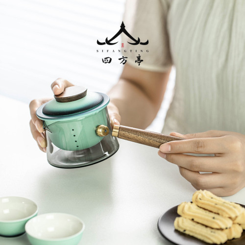 快客杯旅行茶具套裝可攜式一人茶杯戶外泡茶收納包露營一壺二杯