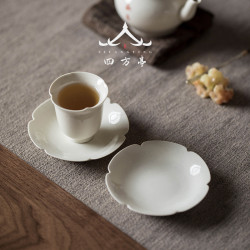 杯墊隔熱墊陶瓷杯托茶具配件草木灰防燙杯碟日式茶道