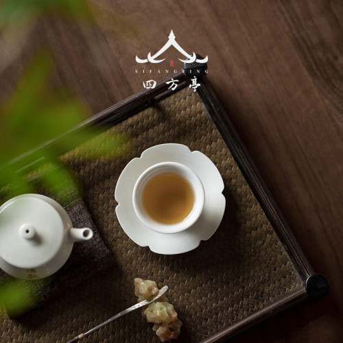 杯墊隔熱墊陶瓷杯托茶具配件草木灰防燙杯碟日式茶道
