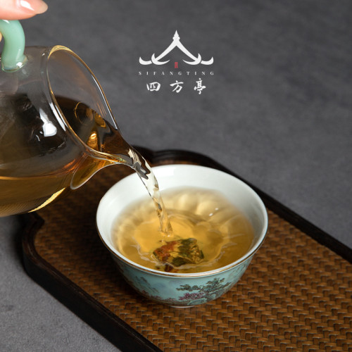 景德鎮茶盞主人杯功夫茶杯單杯女士個人專用男陶瓷生日禮物伴手禮